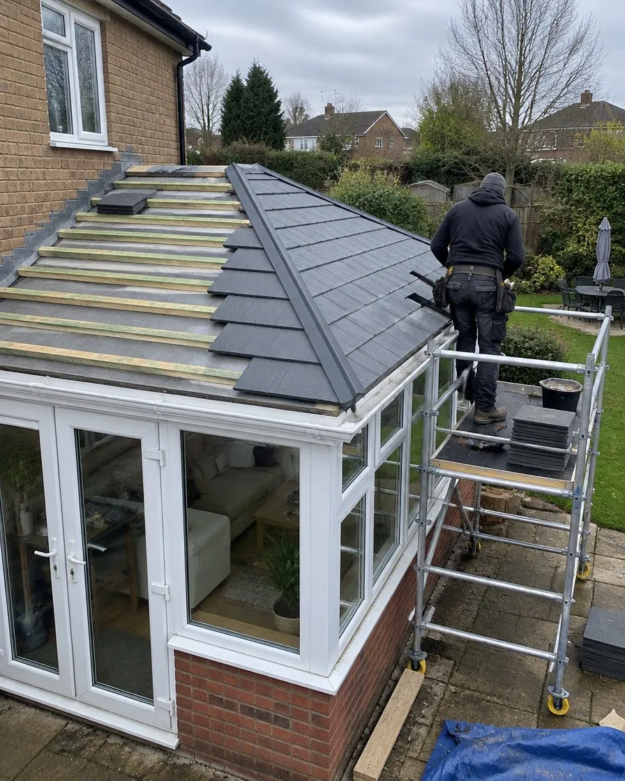 Conservatory roof replacement in Wadebridge