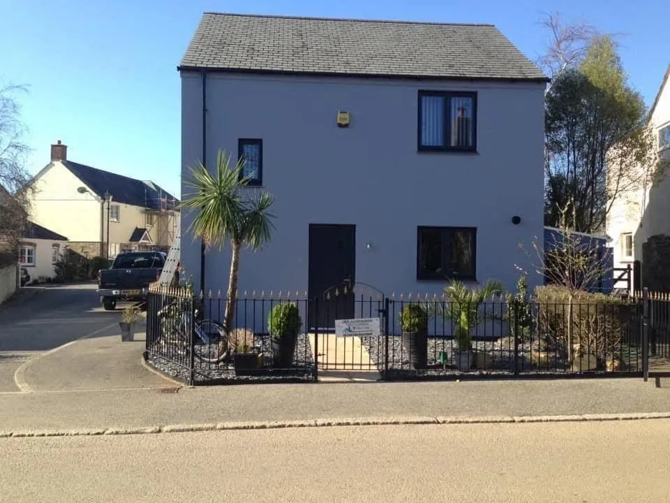 Finished exterior painting and roofline work in Wadebridge